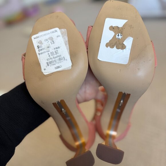 New! Sam Edelman Luella Pom Pom Heels sz 7.5 - Picture 11 of 13